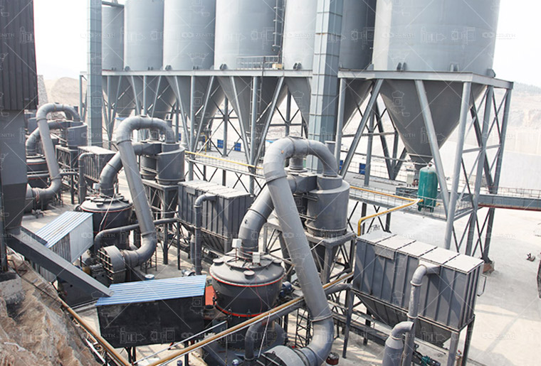 Coal processing by MTW215 mill X 4 sets, 1 million TPY
