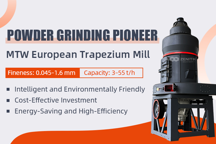 Zenith MTW European Trapezium Grinding Mill: The Key Engine for Improving Quality and Efficiency in Calcium Carbonate Processing