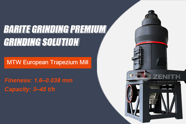 Zenith MTW European Trapezium mill