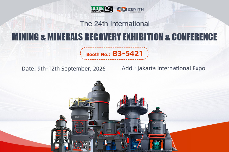 Zenith Invites You to the attend The 24th International Mining & Minerals Recovery Exhibition & Conference